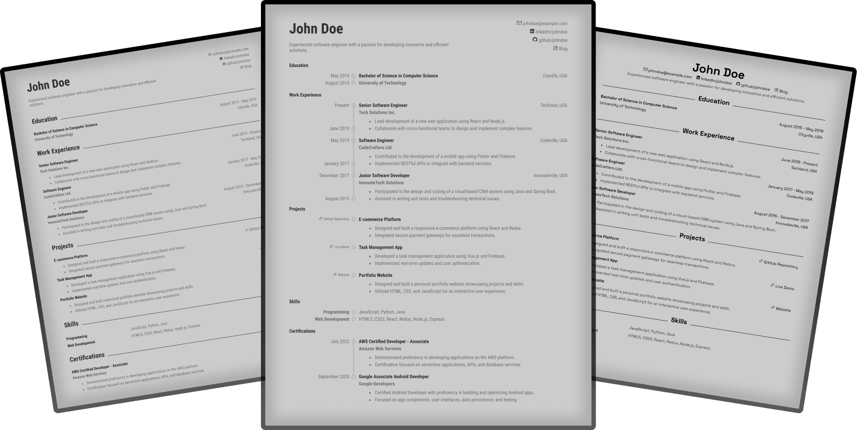 Online Resume Builder - Make & Download in Minutes