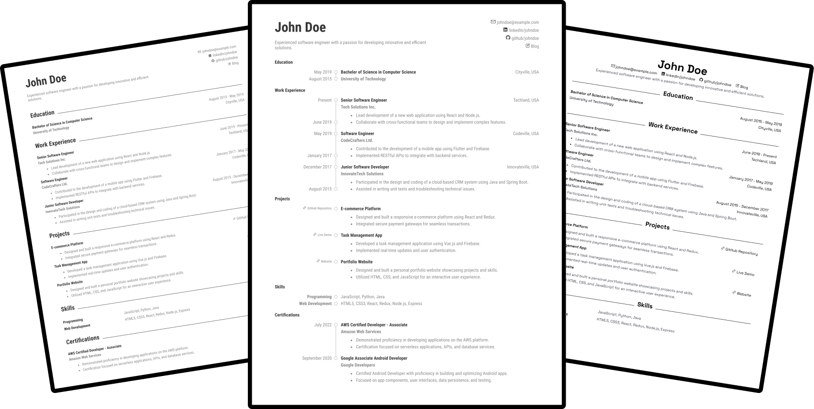 Resume Wizard screenshot 1